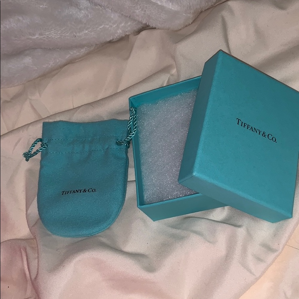 Authentic Tiffany jewelry bag & box